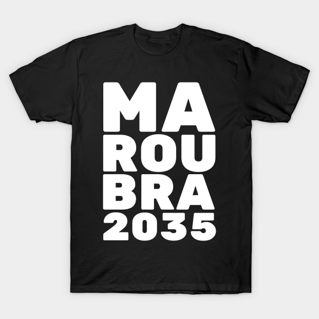 MAROUBRA - 2035 - MA - ROU - BRA T-Shirt by SERENDIPITEE